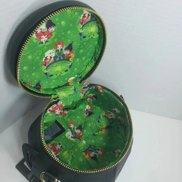 NWT Disney,Loungfly Hocus Pocus  Winifred Cauldron Crossbody Bag. - Picture 5 of 9